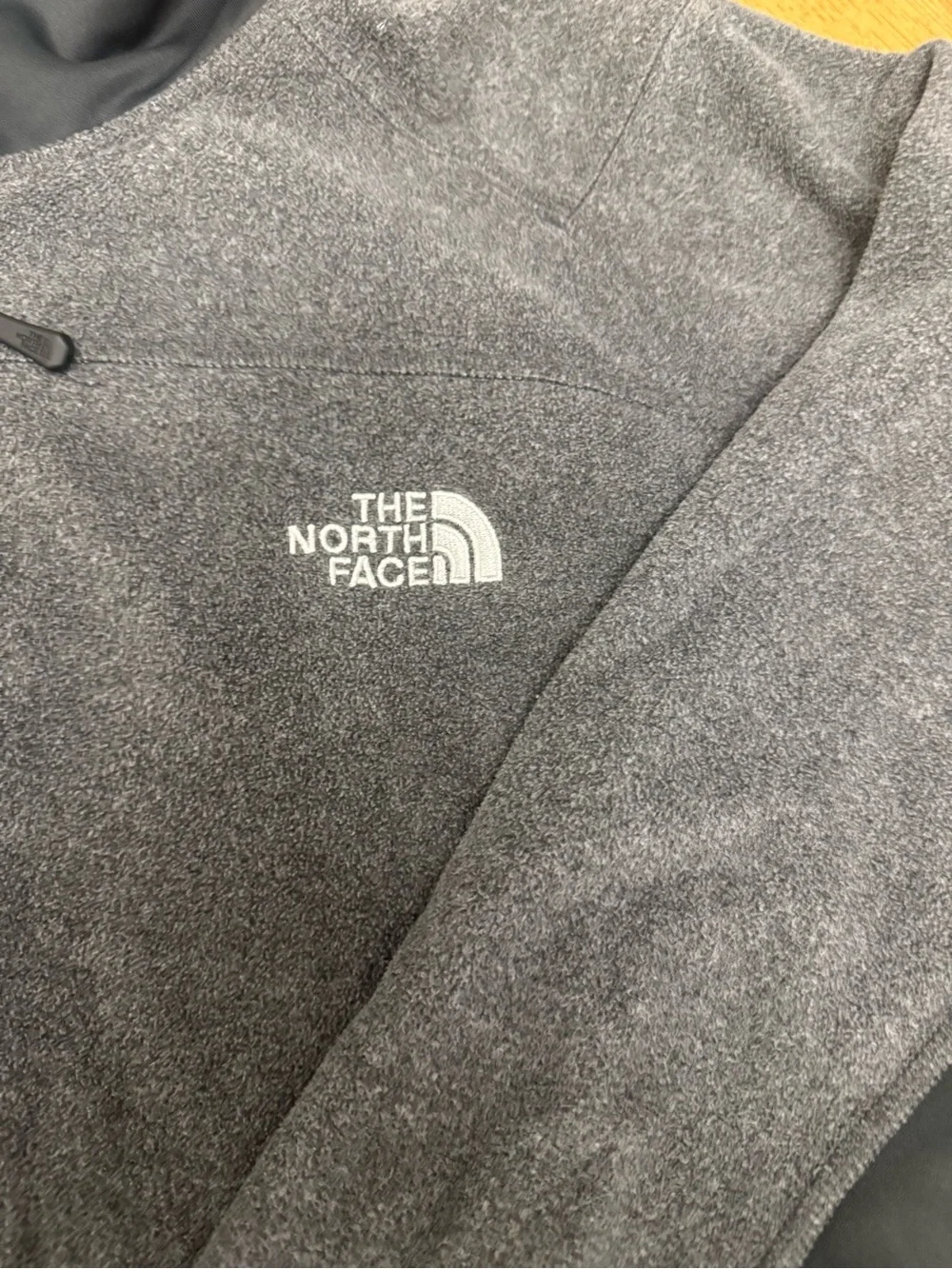 The North Face Men’s Charcoal Gray & Black Lightweight Zip Jacket